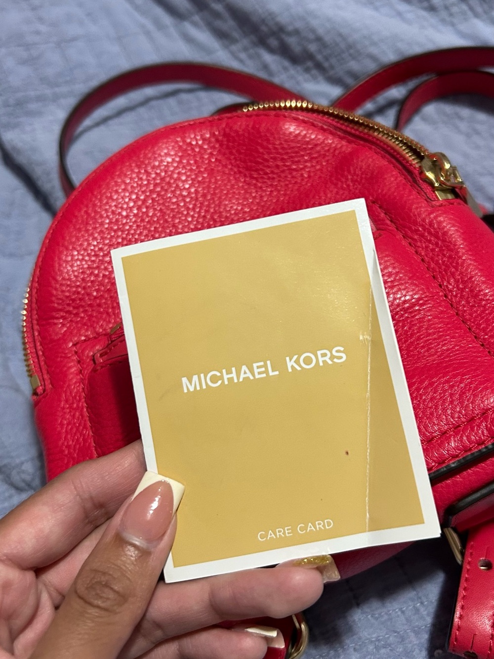 Michael Kors Jessa Leather Mini Backpack - Picture 6 of 6